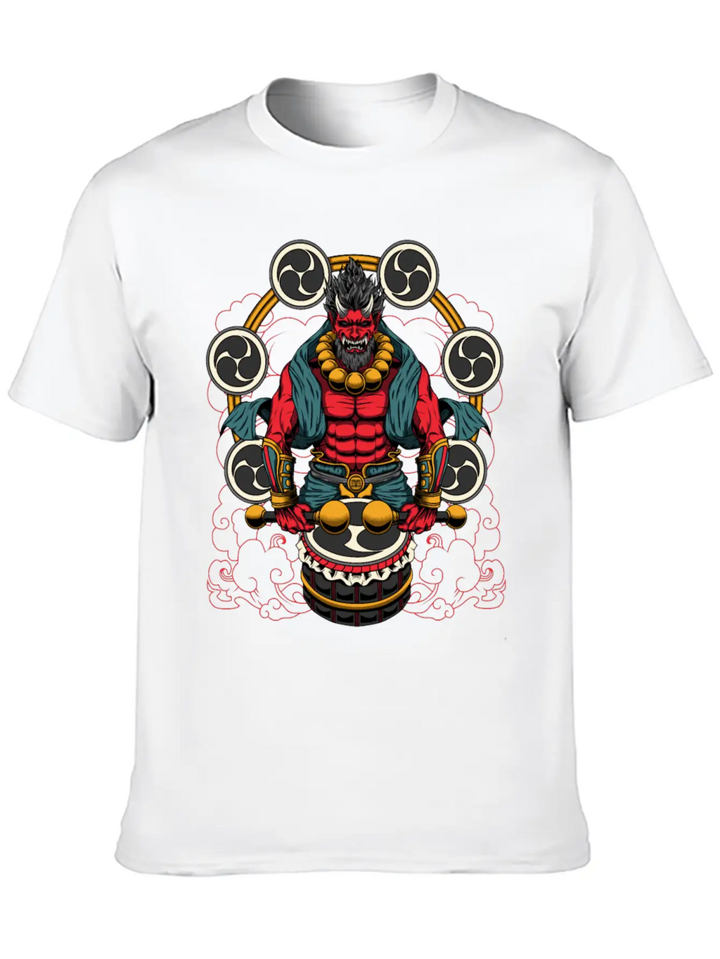 Raijin Casual Graphic T-Shirt – Simple And Comfortable Daily Wear
