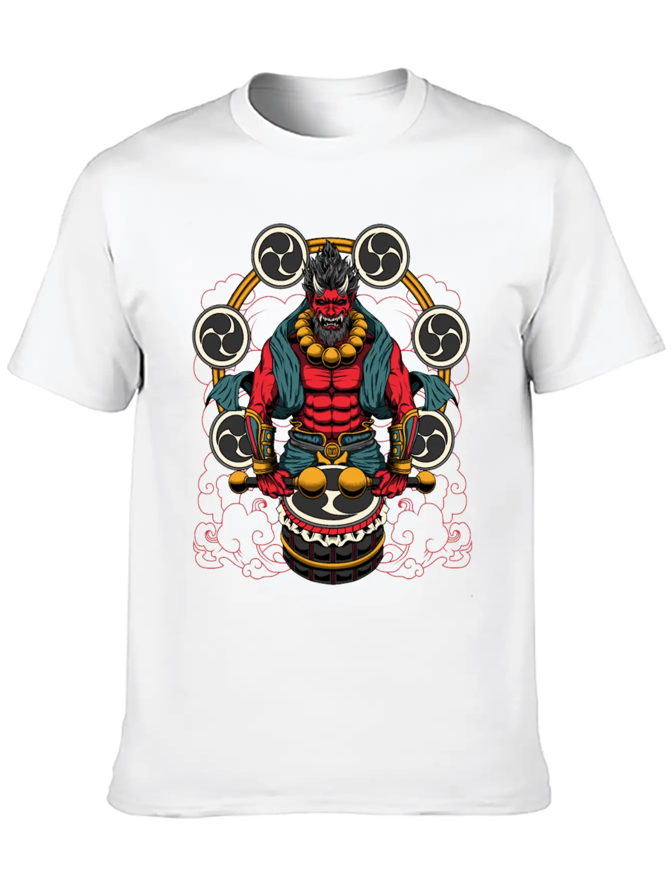 Raijin Casual Graphic T-Shirt – Simple And Comfortable Daily Wear