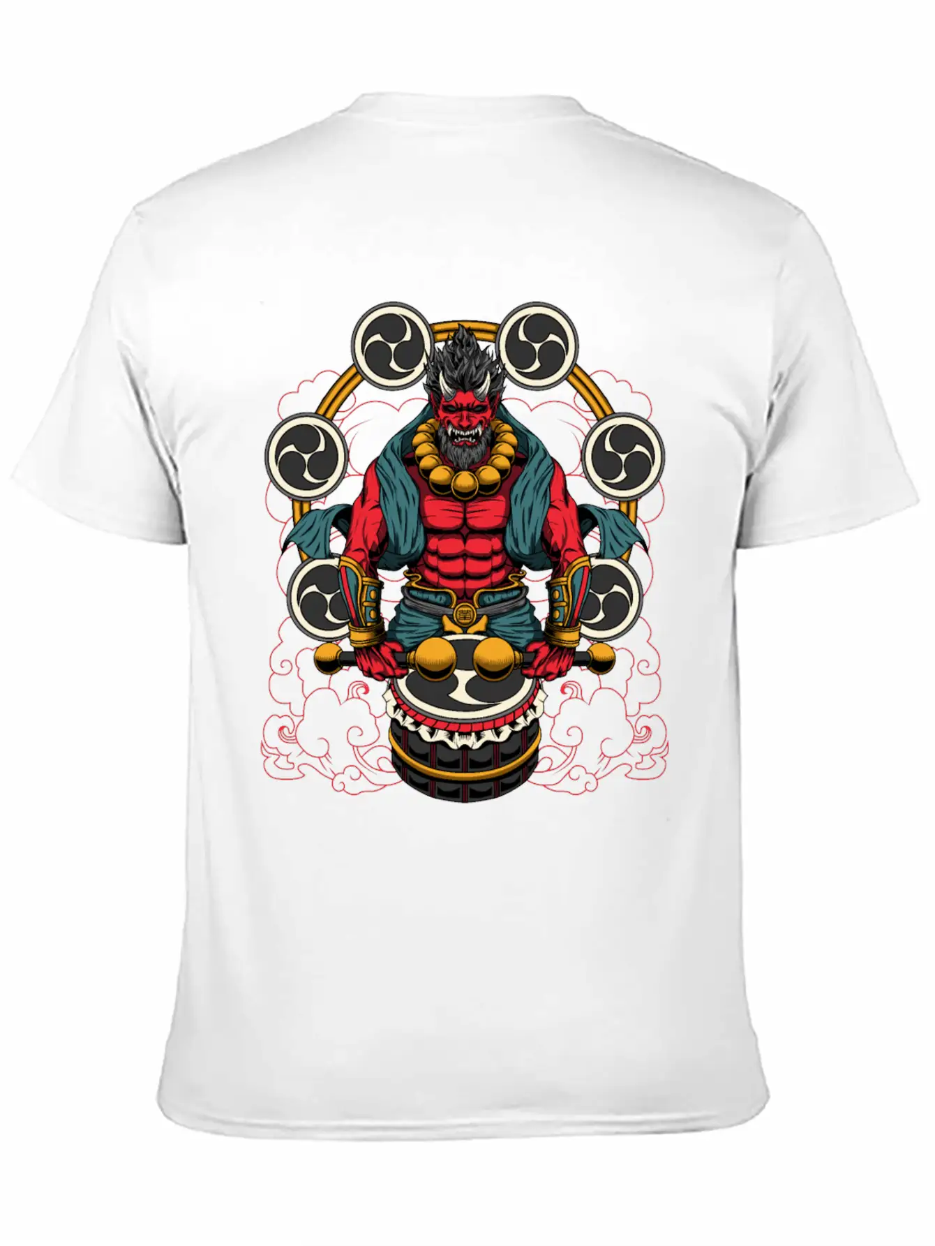 Raijin Casual Graphic T-Shirt – Simple And Comfortable Daily Wear