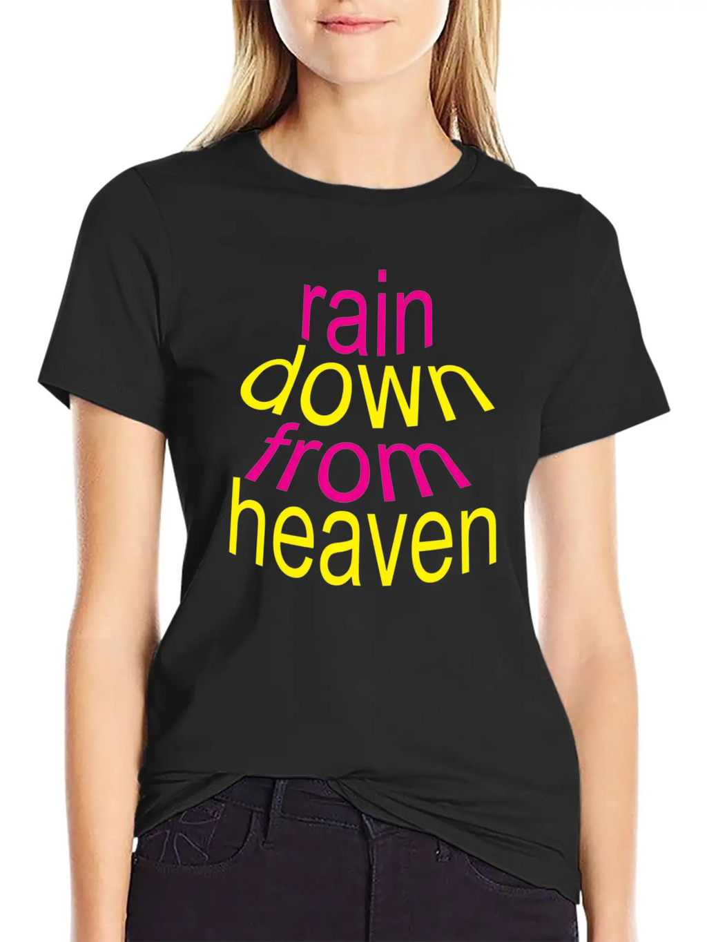 Rain Down Unisex Short Sleeve Soft Cotton T-Shirt – Casual Everyday Wear