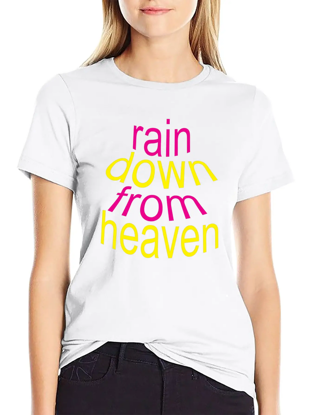 Rain Down Unisex Short Sleeve Soft Cotton T-Shirt – Casual Everyday Wear