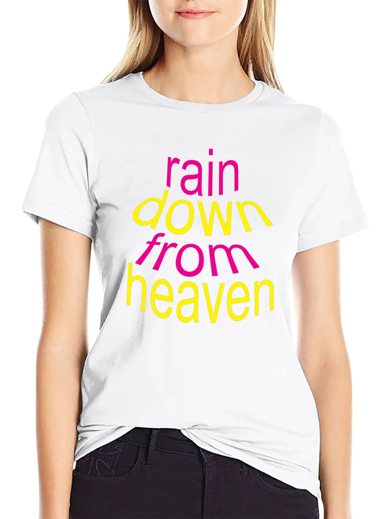 Rain Down Unisex Short Sleeve Soft Cotton T-Shirt – Casual Everyday Wear