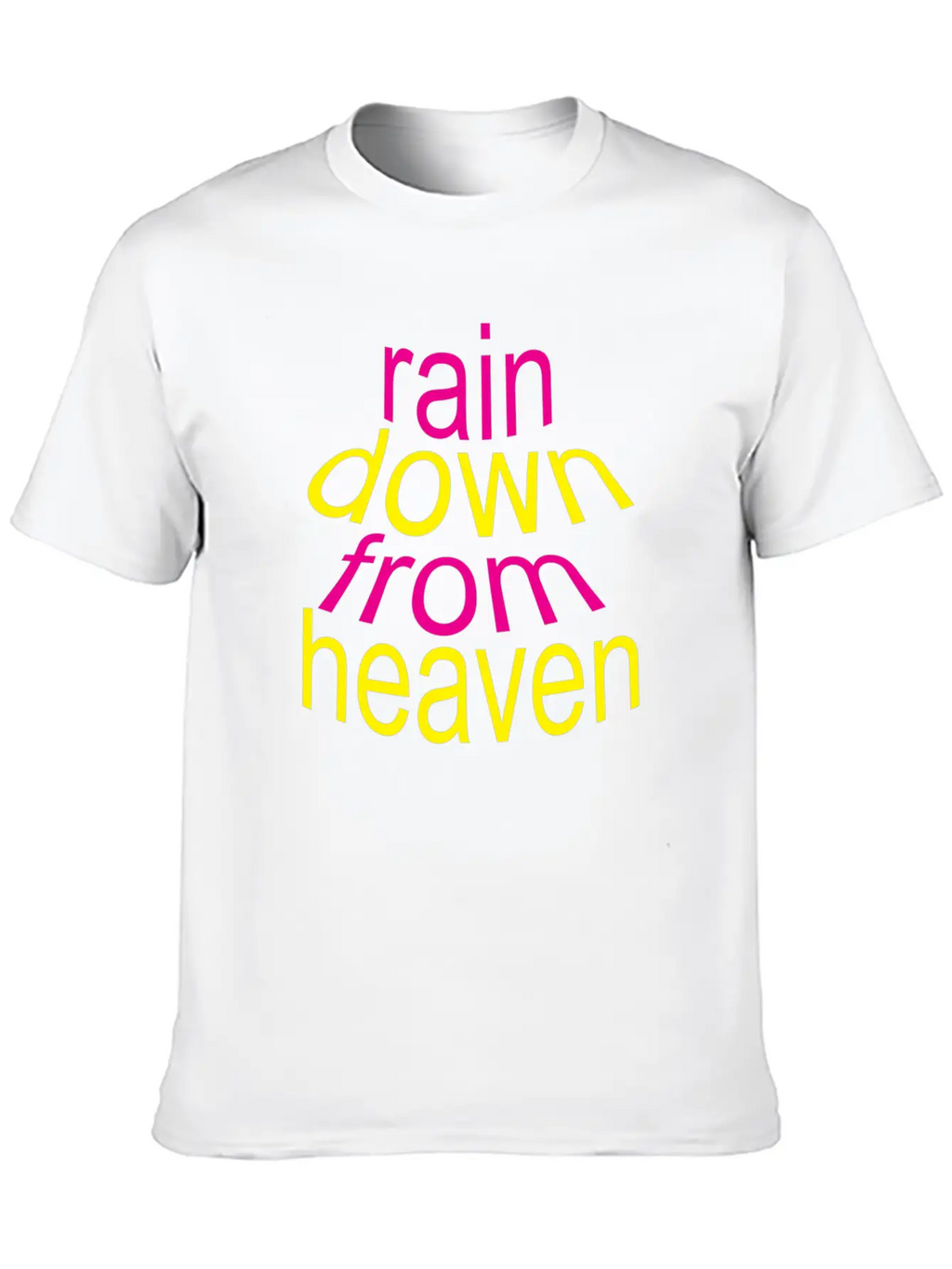 Rain Down Unisex Short Sleeve Soft Cotton T-Shirt – Casual Everyday Wear