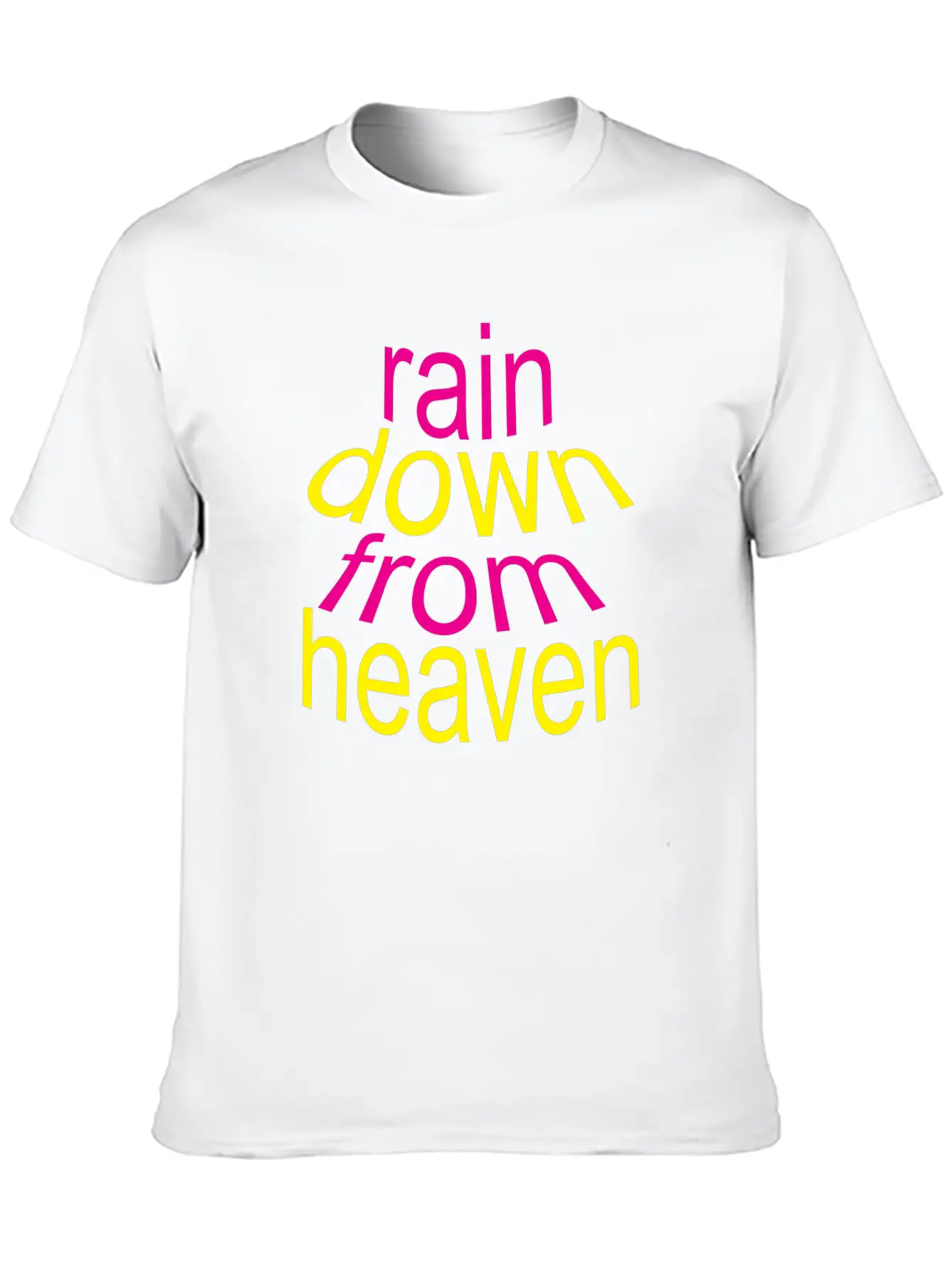 Rain Down Unisex Short Sleeve Soft Cotton T-Shirt – Casual Everyday Wear