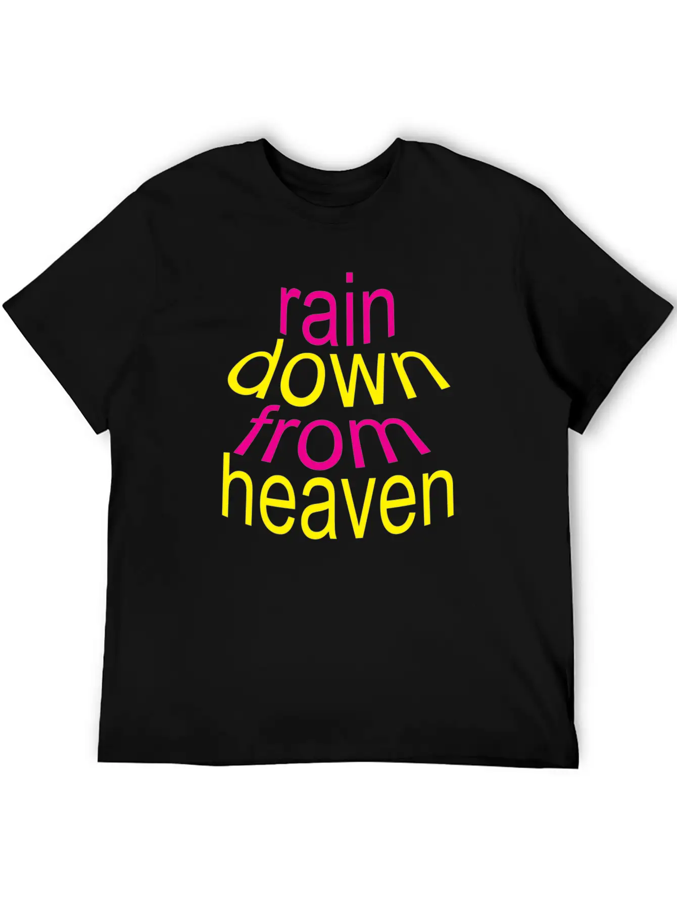 Rain Down Unisex Short Sleeve Soft Cotton T-Shirt – Casual Everyday Wear