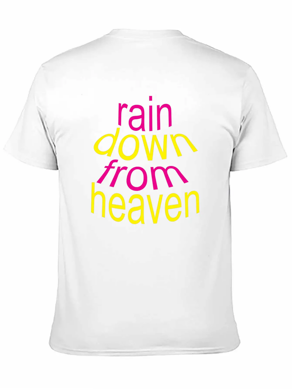 Rain Down Unisex Short Sleeve Soft Cotton T-Shirt – Casual Everyday Wear