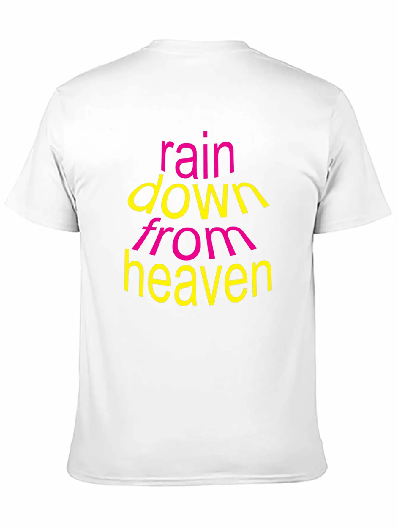 Rain Down Unisex Short Sleeve Soft Cotton T-Shirt – Casual Everyday Wear