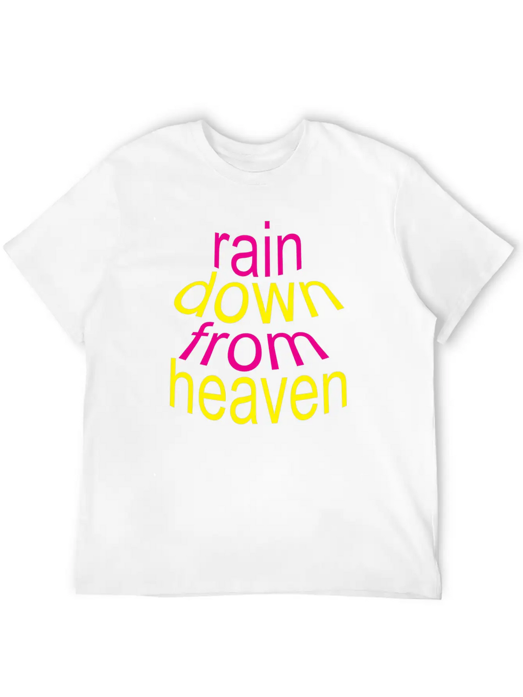 Rain Down Unisex Short Sleeve Soft Cotton T-Shirt – Casual Everyday Wear