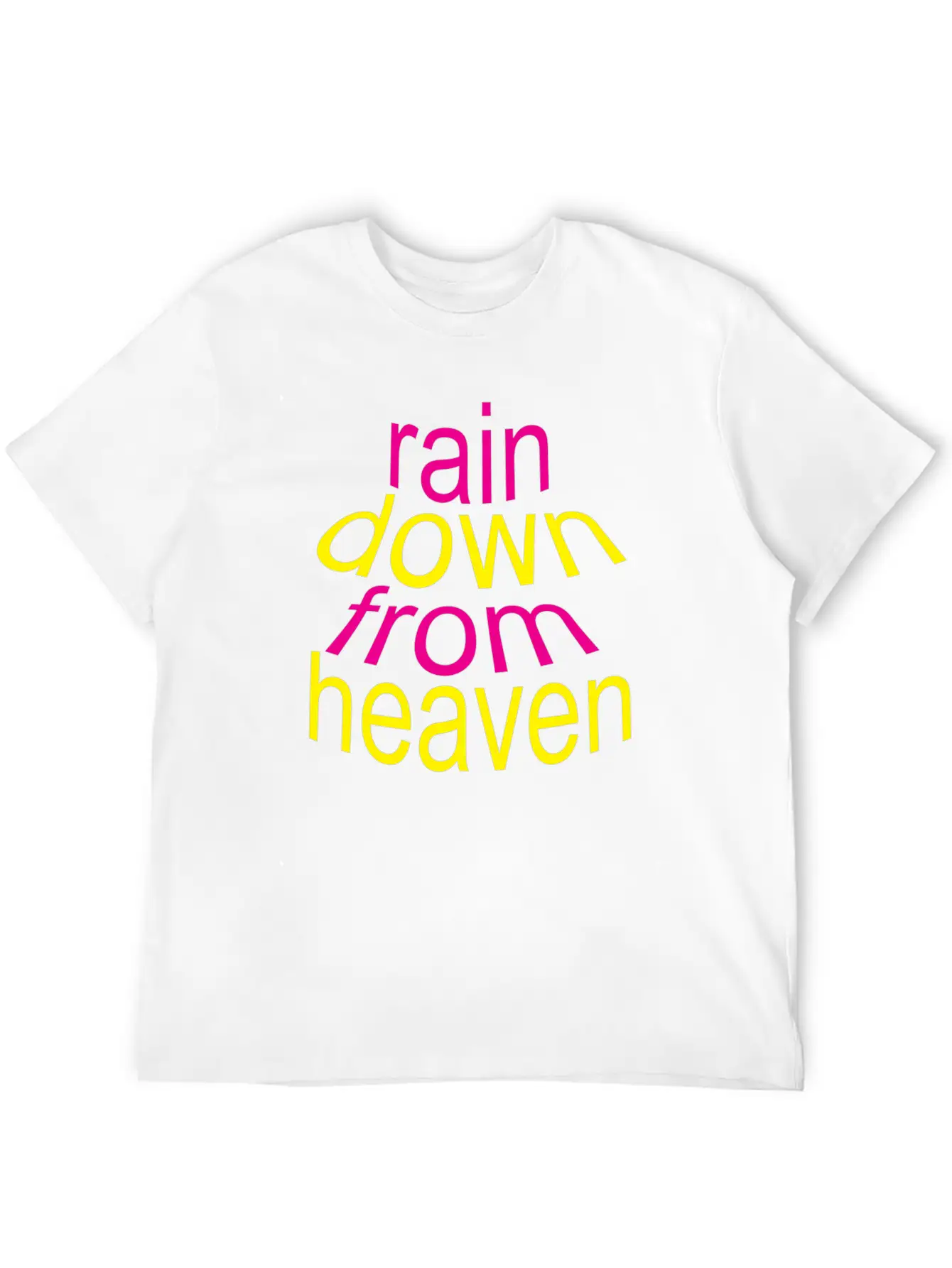 Rain Down Unisex Short Sleeve Soft Cotton T-Shirt – Casual Everyday Wear