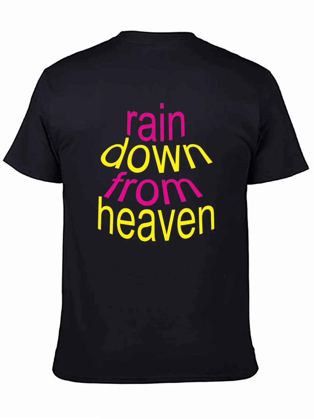 Rain Down Unisex Short Sleeve Soft Cotton T-Shirt – Casual Everyday Wear