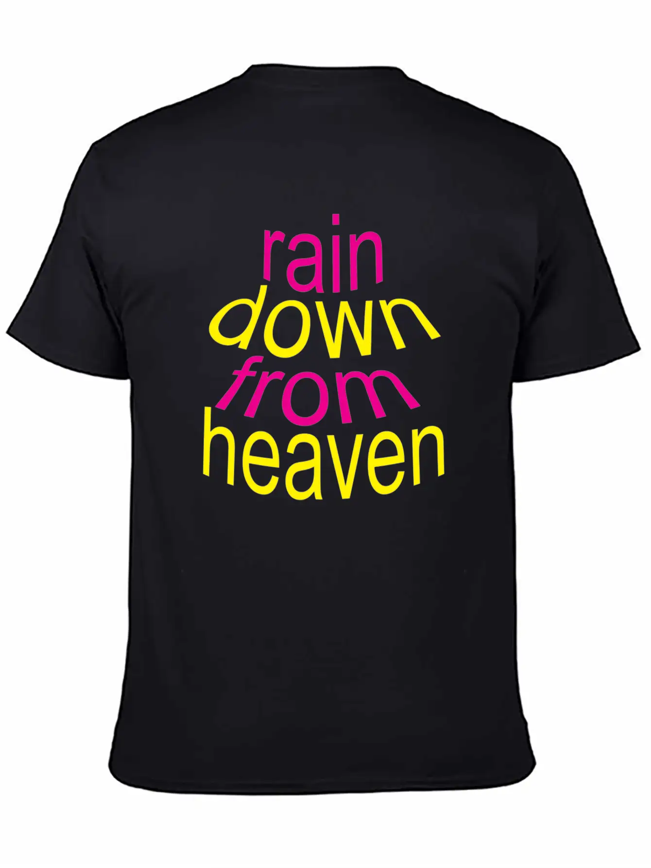 Rain Down Unisex Short Sleeve Soft Cotton T-Shirt – Casual Everyday Wear
