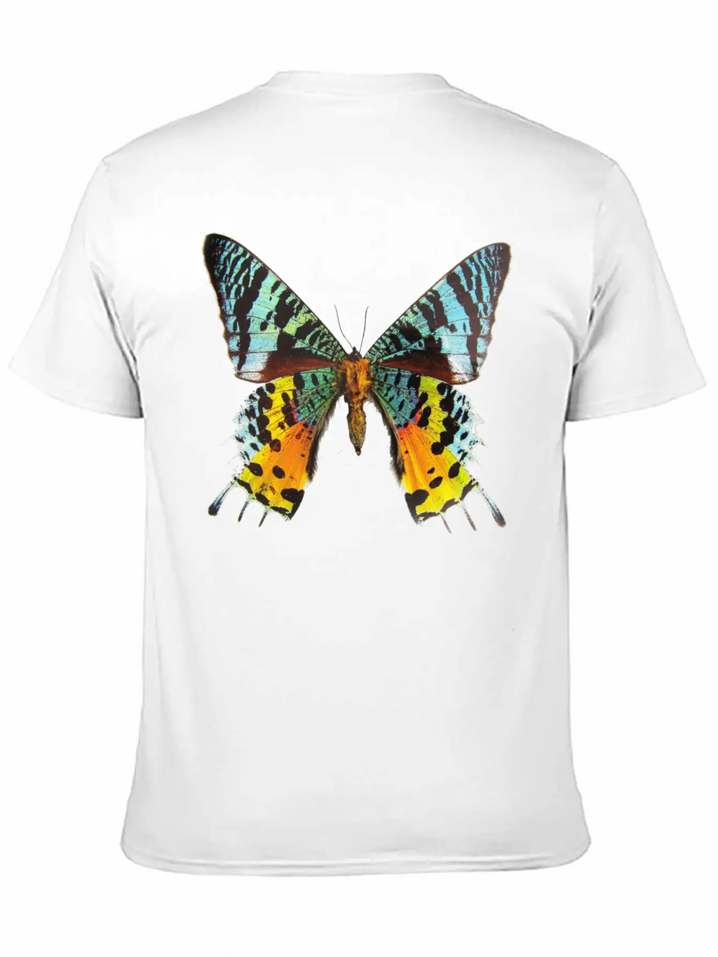 Rainbow Butterfly Breathable Soft Cotton T-Shirt – Timeless Casual Look