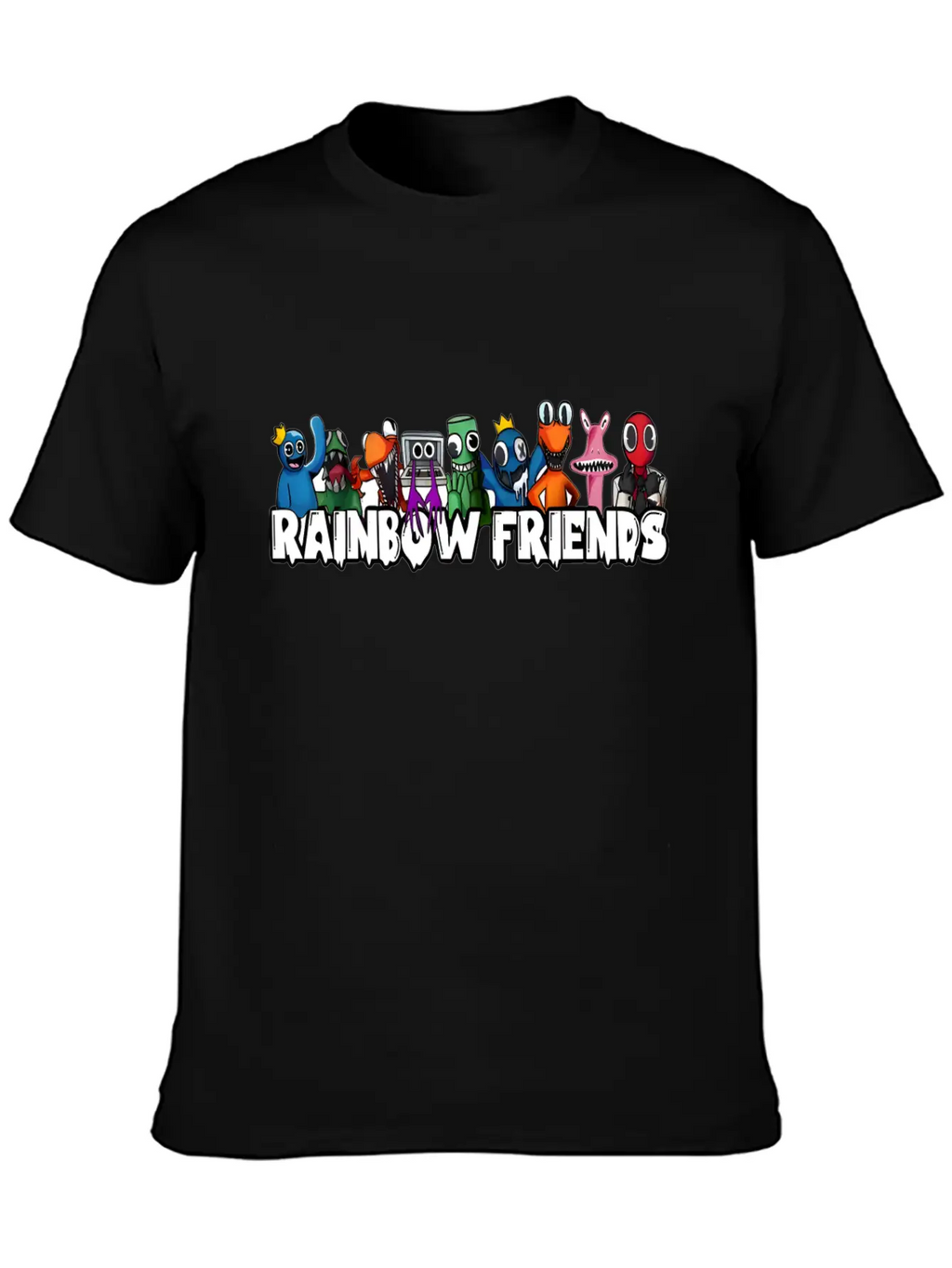 Rainbow Friends Unisex Casual T-Shirt – Clean Design For Daily Comfort