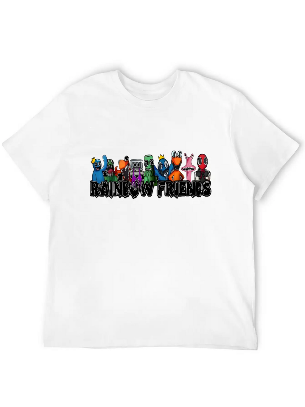 Rainbow Friends Unisex Casual T-Shirt – Clean Design For Daily Comfort