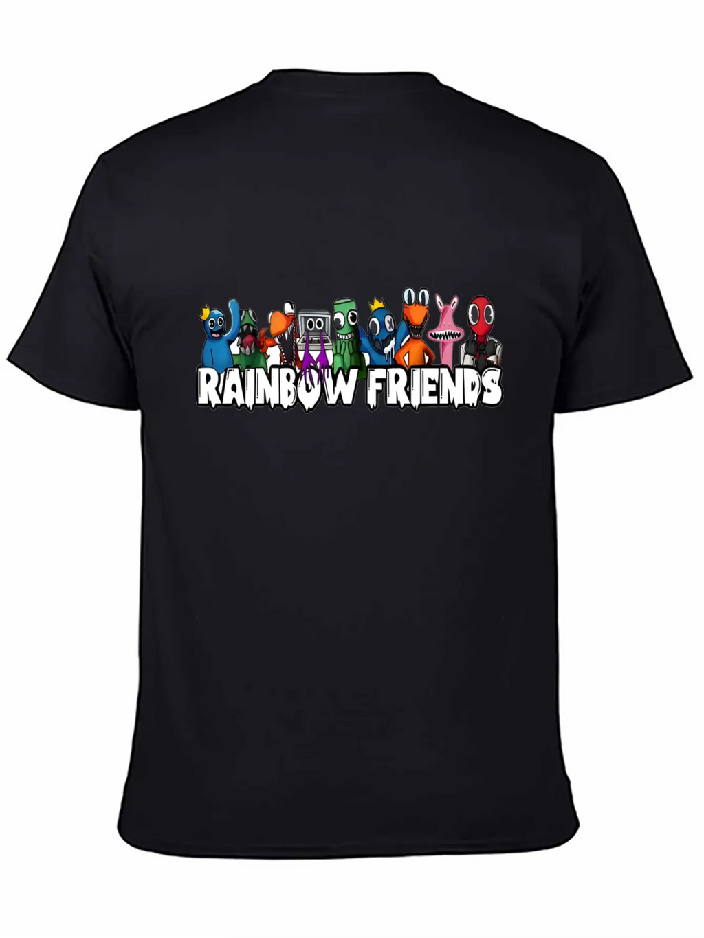 Rainbow Friends Unisex Casual T-Shirt – Clean Design For Daily Comfort