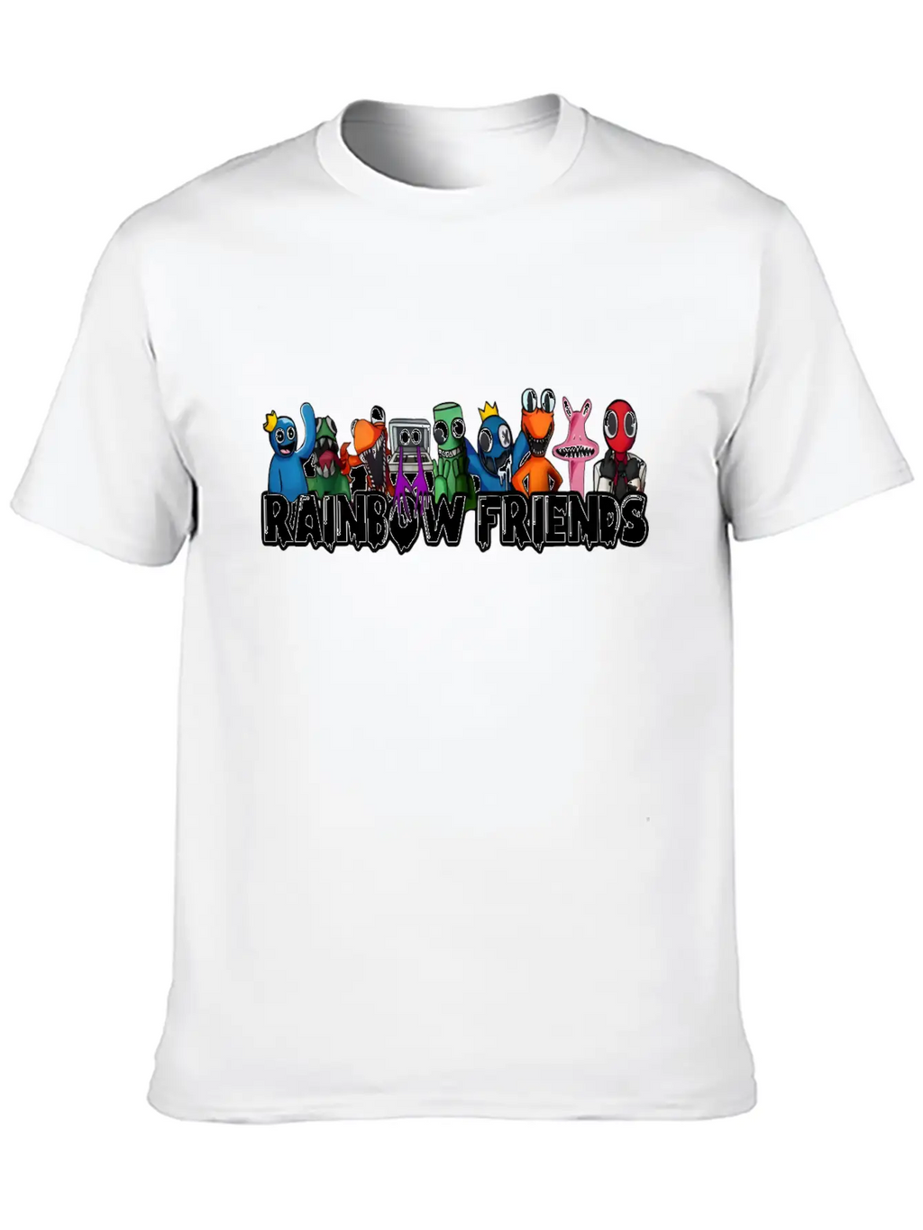 Rainbow Friends Unisex Casual T-Shirt – Clean Design For Daily Comfort