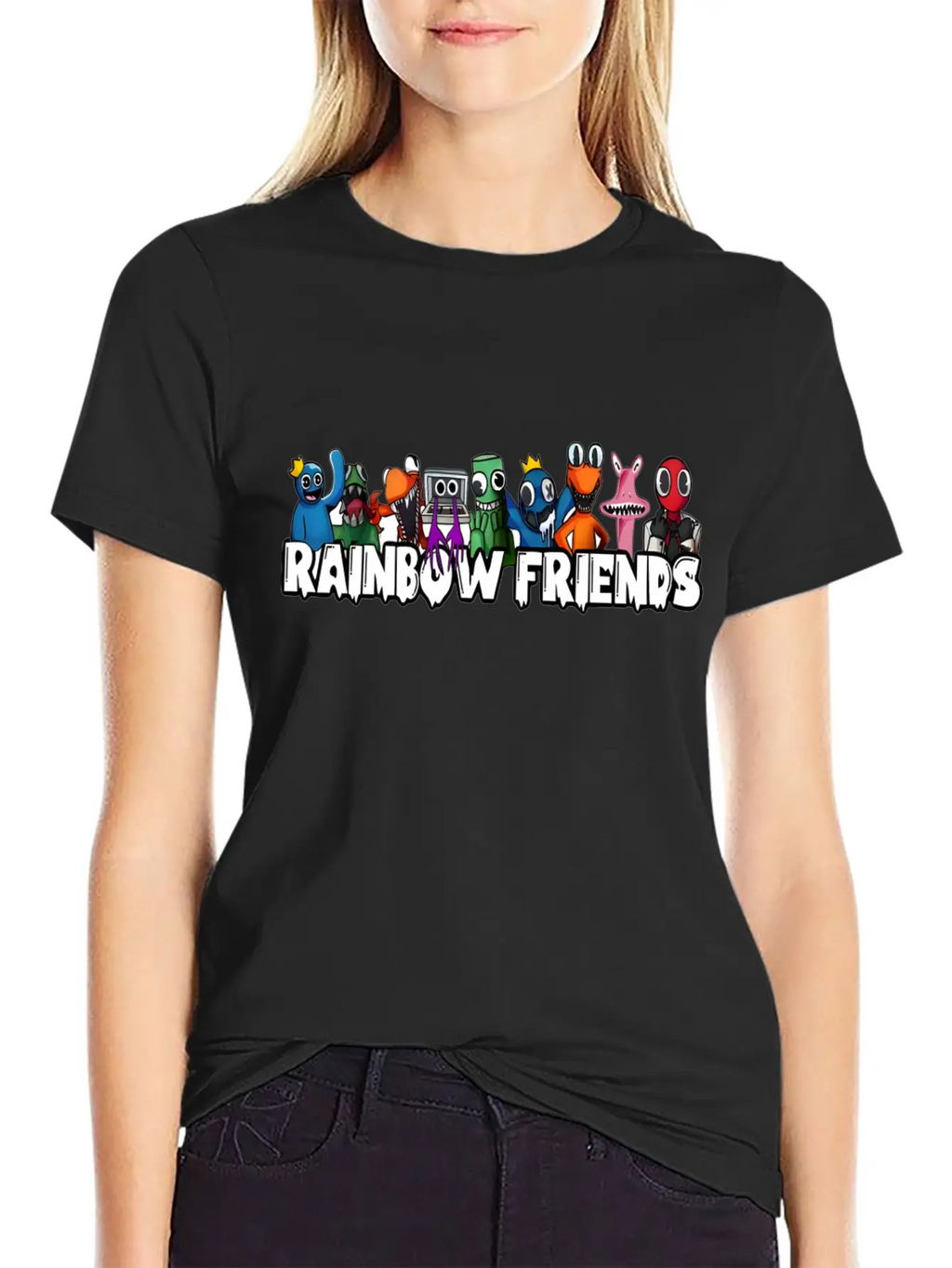 Rainbow Friends Unisex Casual T-Shirt – Clean Design For Daily Comfort