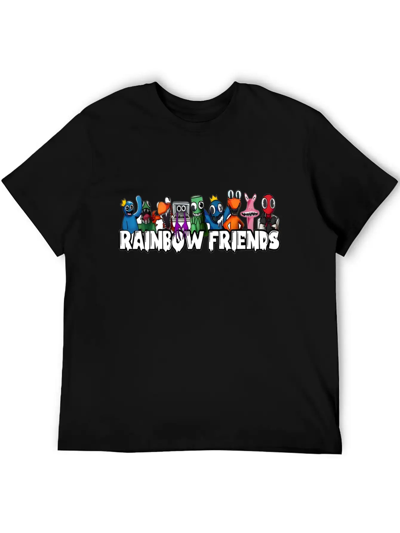 Rainbow Friends Unisex Casual T-Shirt – Clean Design For Daily Comfort