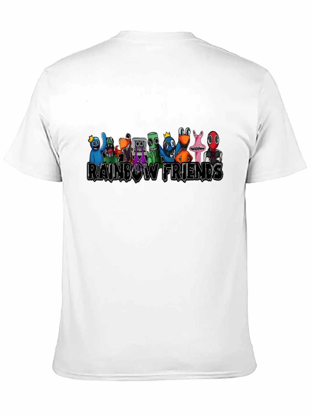 Rainbow Friends Unisex Casual T-Shirt – Clean Design For Daily Comfort