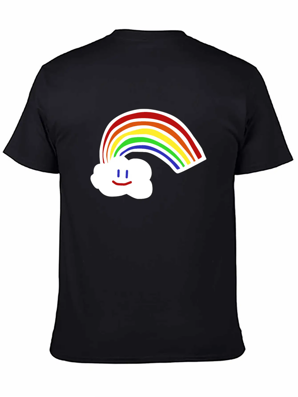 Rainbow Gift For Kids Tee Cute Cloud Unisex Casual T-Shirt – Clean Design For Daily Comfort