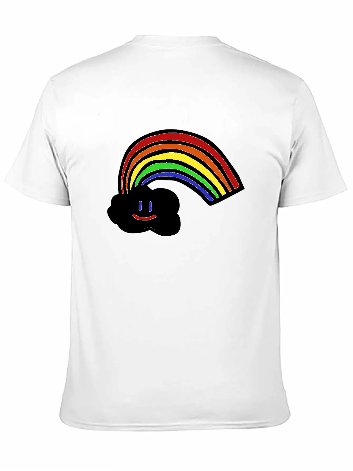 Rainbow Gift For Kids Tee Cute Cloud Unisex Casual T-Shirt – Clean Design For Daily Comfort