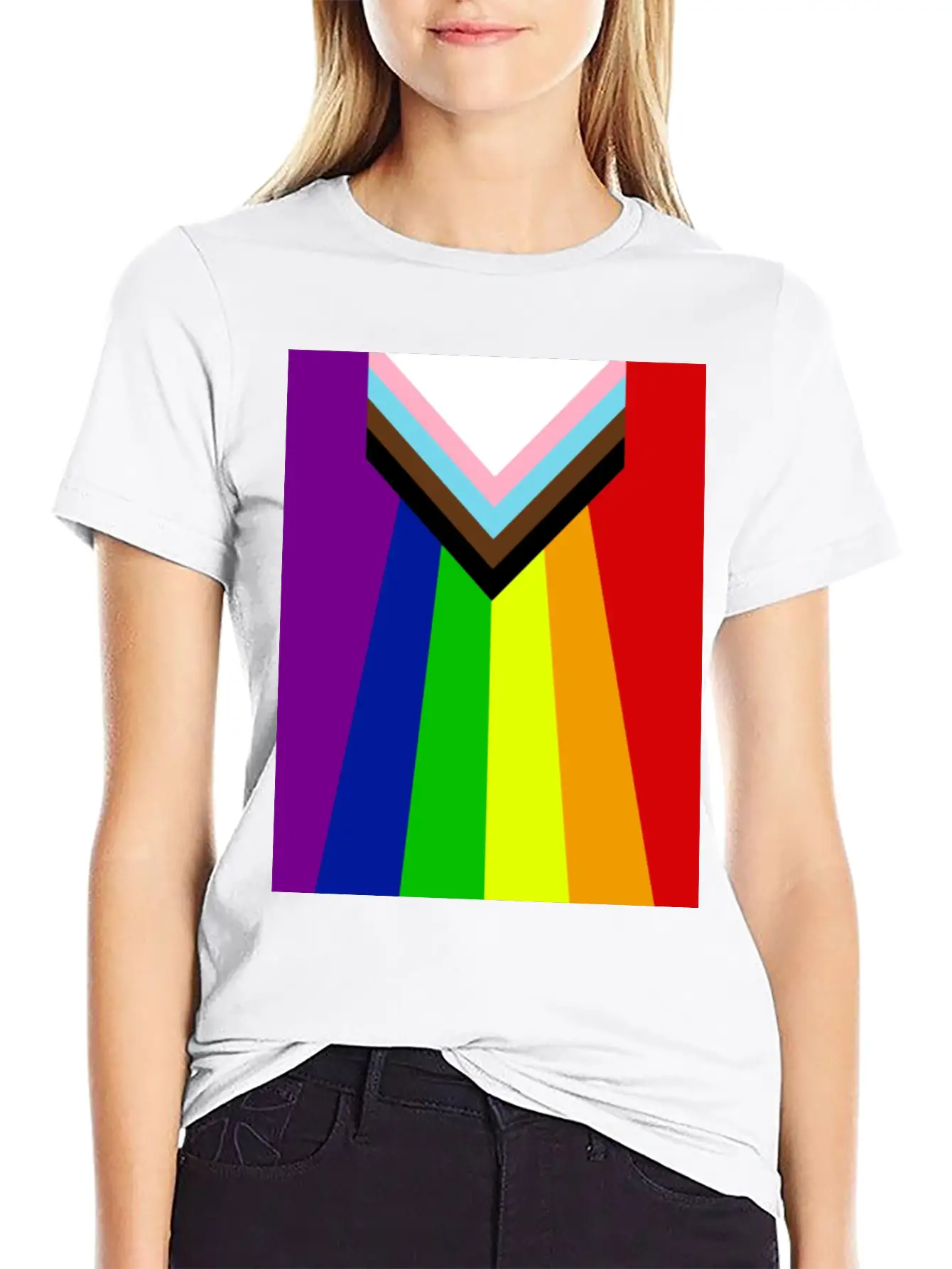 Rainbow Lgbtq Classic Fit Graphic Tee For Daily Comfort – Unisex Cotton Shirt