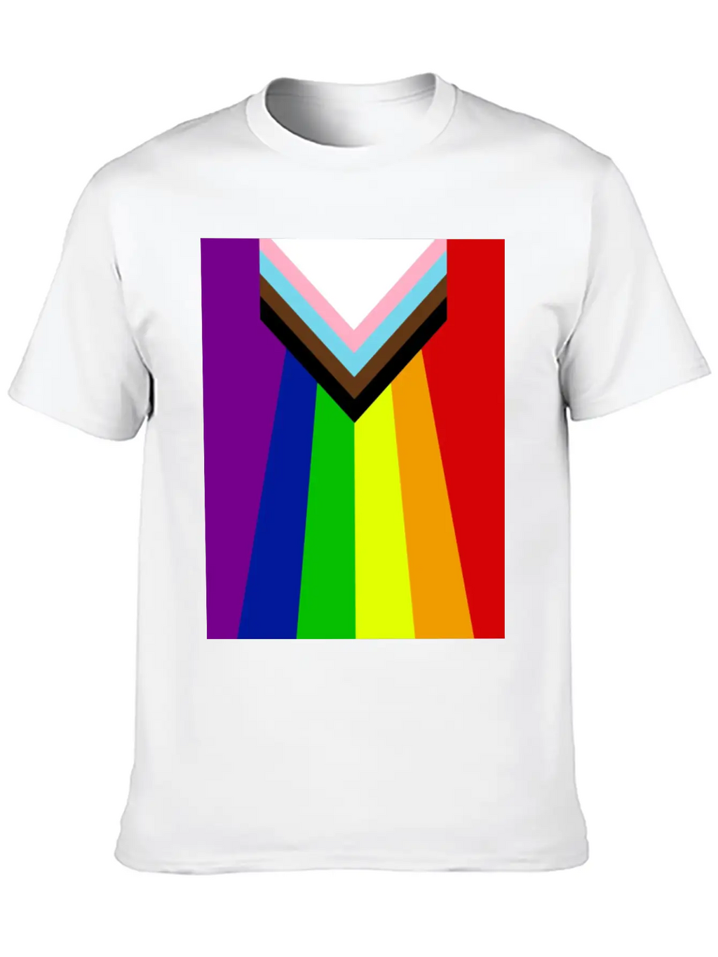 Rainbow Lgbtq Classic Fit Graphic Tee For Daily Comfort – Unisex Cotton Shirt