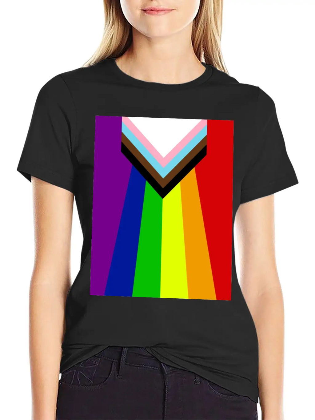 Rainbow Lgbtq Classic Fit Graphic Tee For Daily Comfort – Unisex Cotton Shirt