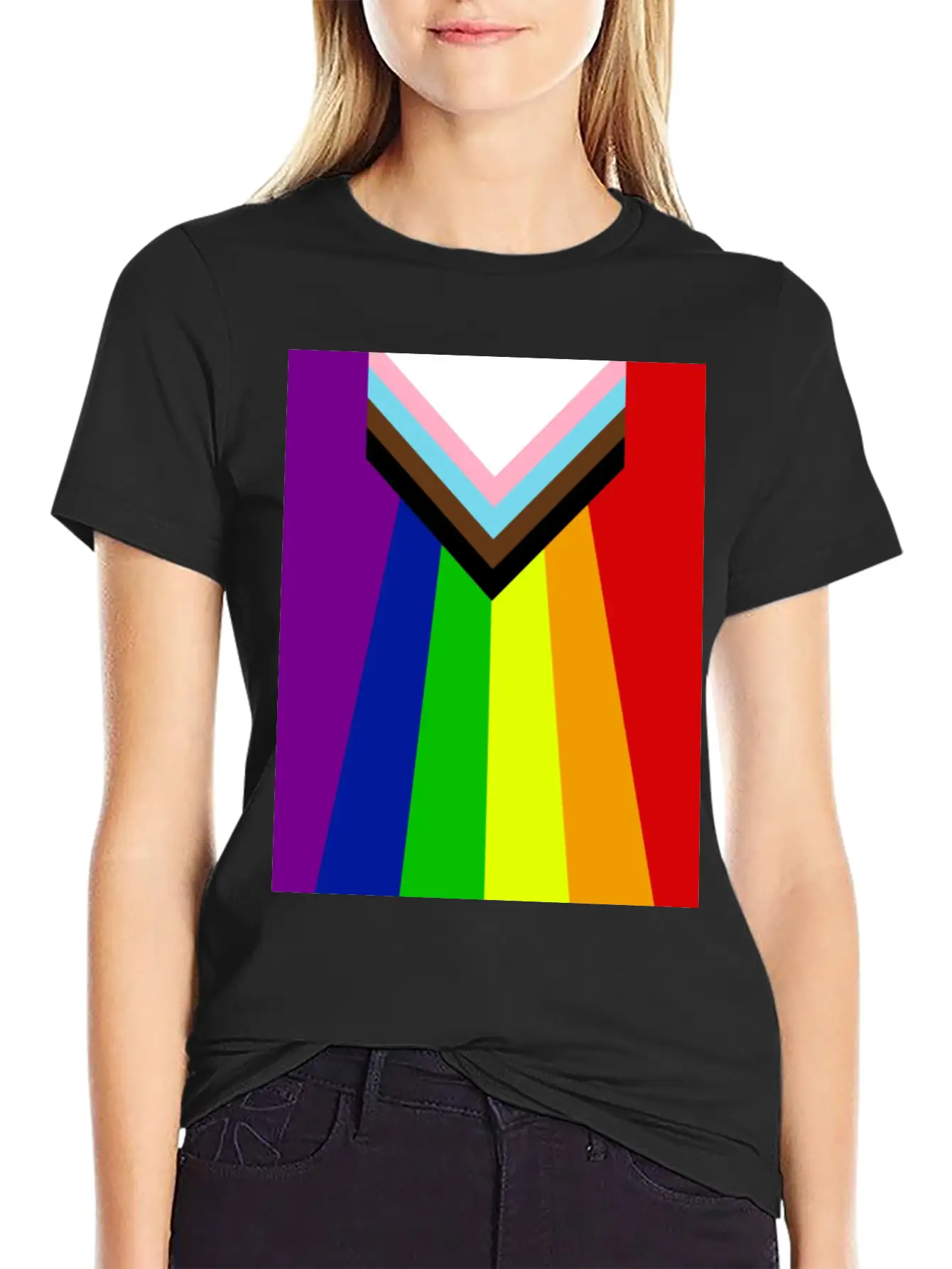 Rainbow Lgbtq Classic Fit Graphic Tee For Daily Comfort – Unisex Cotton Shirt