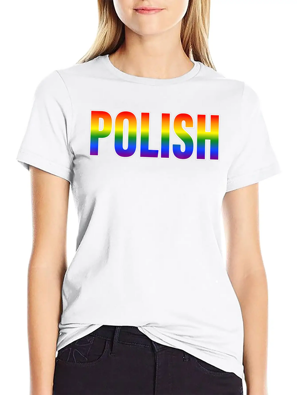 Rainbow Polish Gay Pride LGBT Pride T Unisex Casual T-Shirt – Clean Design For Daily Comfort