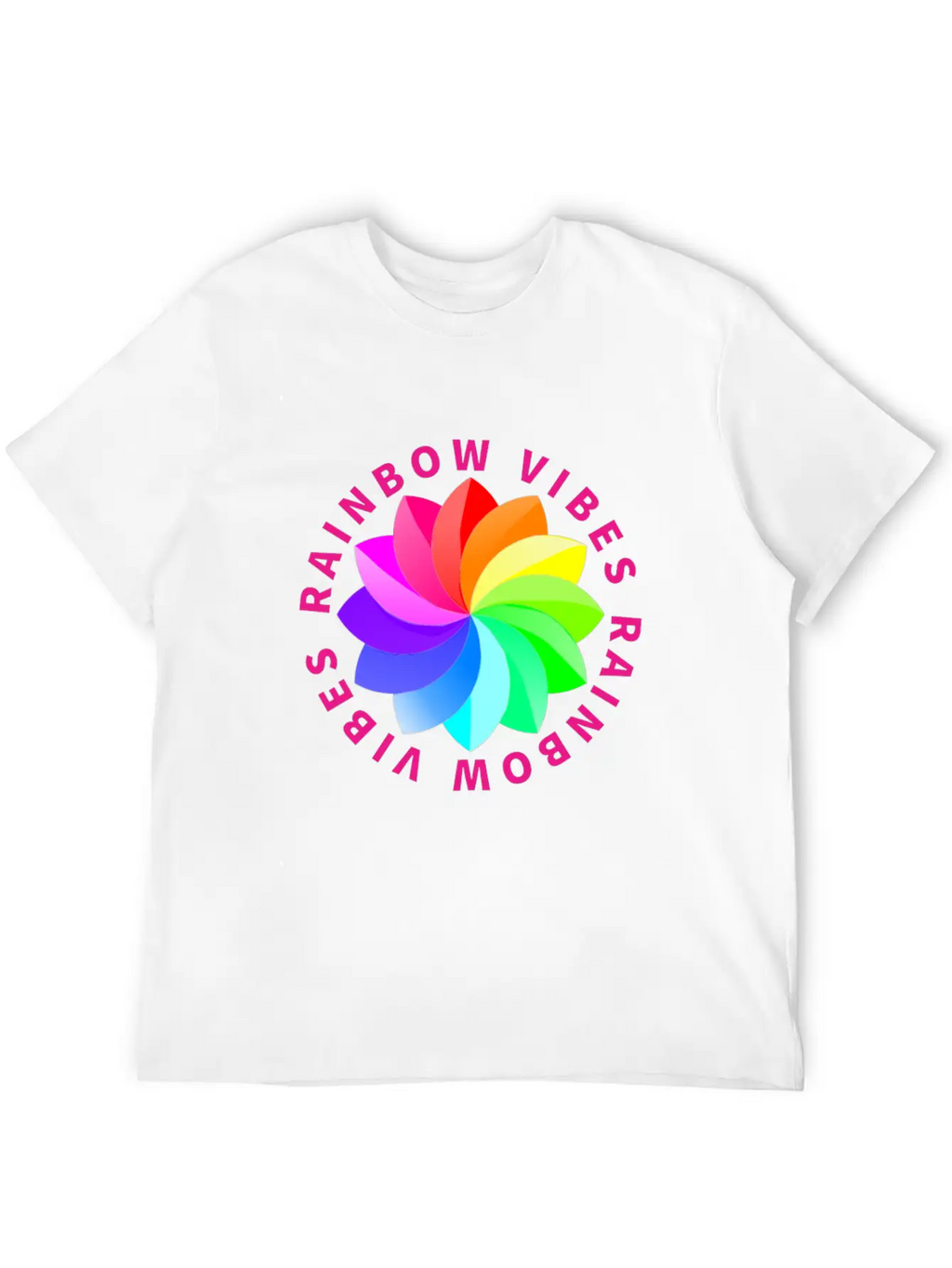 Rainbow Rainbow Rainbow Rainbow Rainbow Rainbow Breathable Soft Cotton T-Shirt – Timeless Casual Look