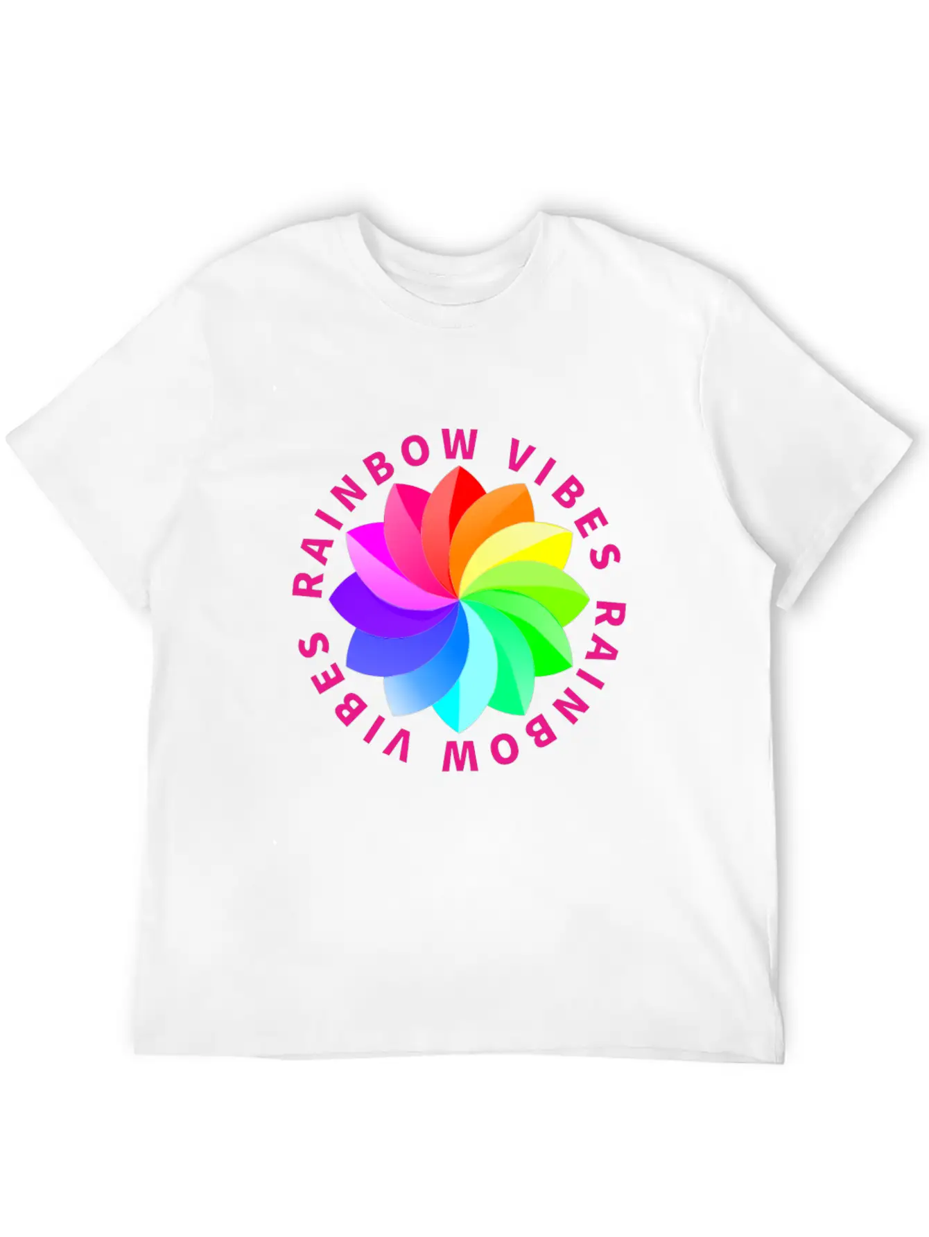Rainbow Rainbow Rainbow Rainbow Rainbow Rainbow Breathable Soft Cotton T-Shirt – Timeless Casual Look
