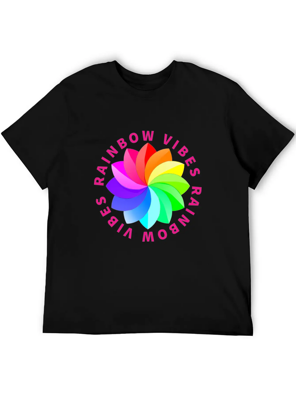 Rainbow Rainbow Rainbow Rainbow Rainbow Rainbow Breathable Soft Cotton T-Shirt – Timeless Casual Look
