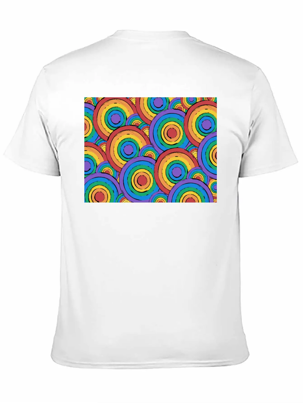 Rainbow Unisex Casual T-Shirt – Clean Design For Daily Comfort