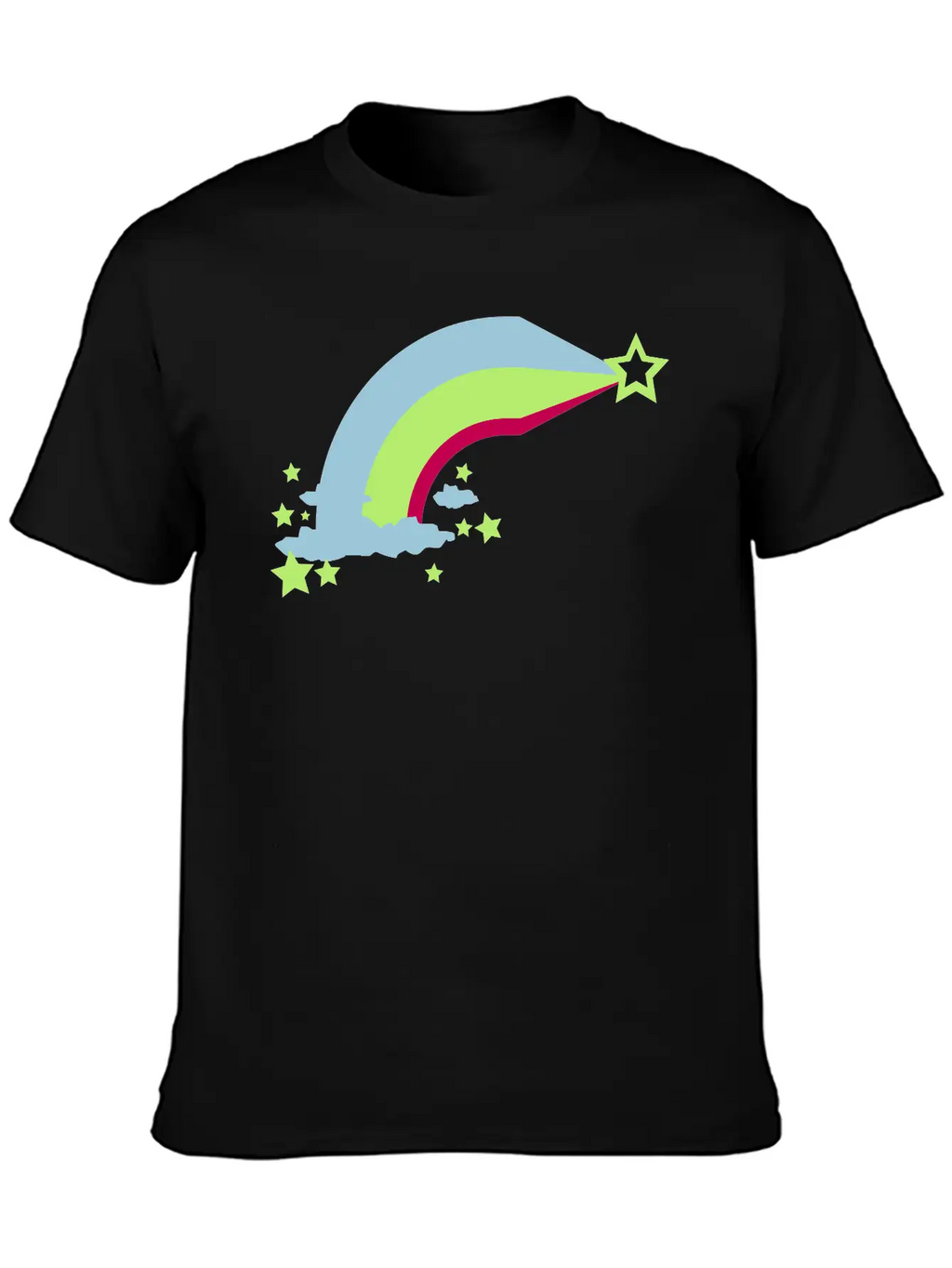 Rainbow Unisex Short Sleeve Soft Cotton T-Shirt – Casual Everyday Wear