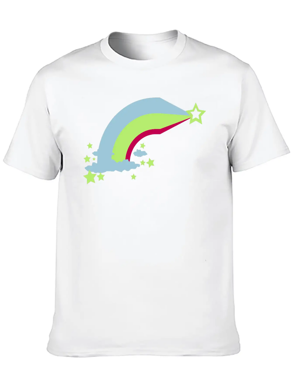Rainbow Unisex Short Sleeve Soft Cotton T-Shirt – Casual Everyday Wear
