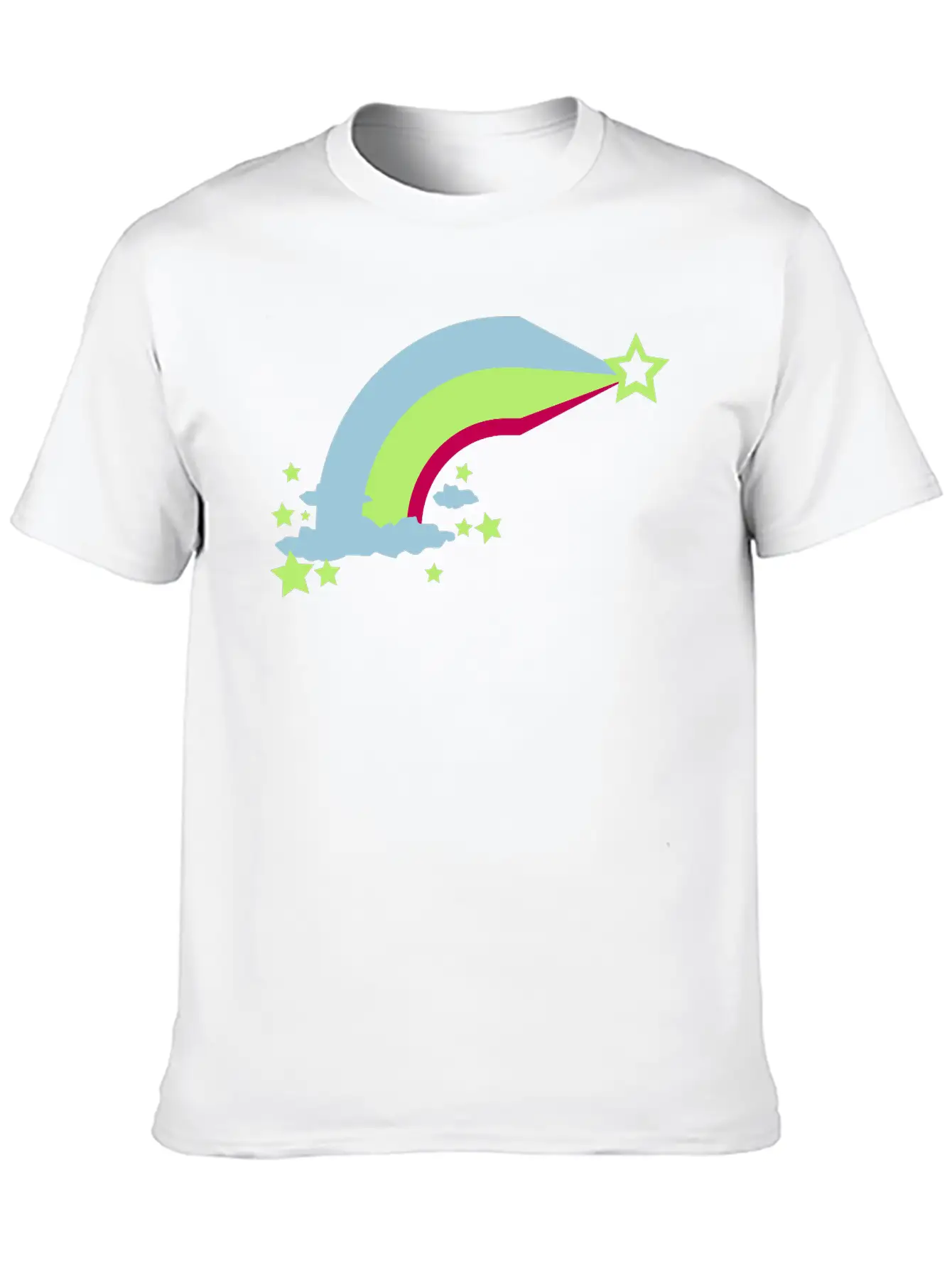 Rainbow Unisex Short Sleeve Soft Cotton T-Shirt – Casual Everyday Wear