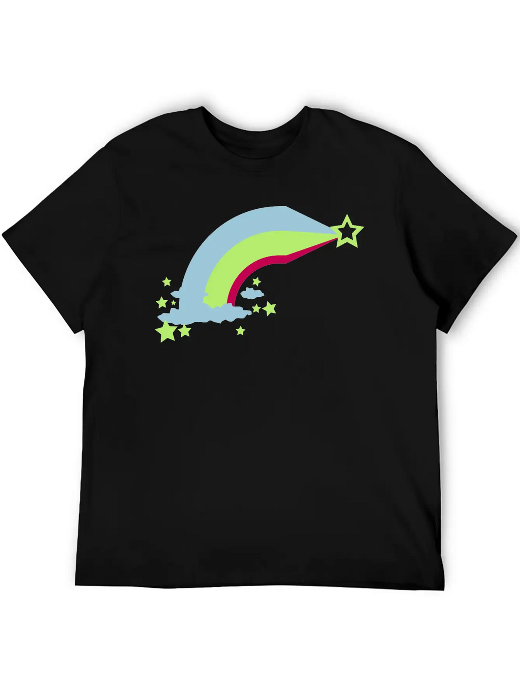 Rainbow Unisex Short Sleeve Soft Cotton T-Shirt – Casual Everyday Wear
