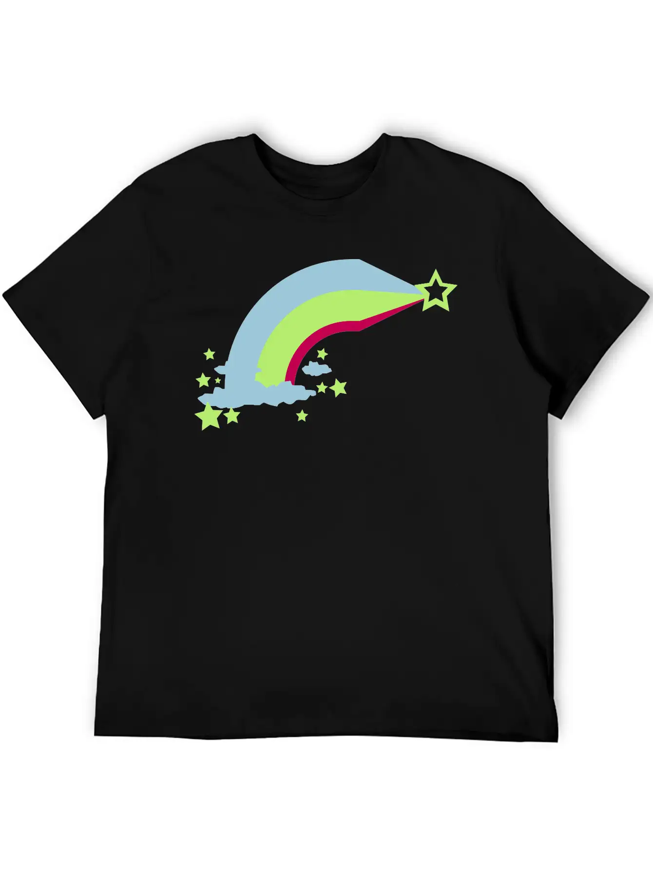 Rainbow Unisex Short Sleeve Soft Cotton T-Shirt – Casual Everyday Wear