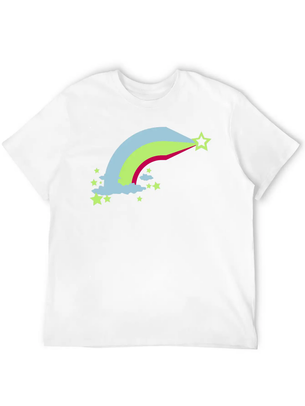 Rainbow Unisex Short Sleeve Soft Cotton T-Shirt – Casual Everyday Wear