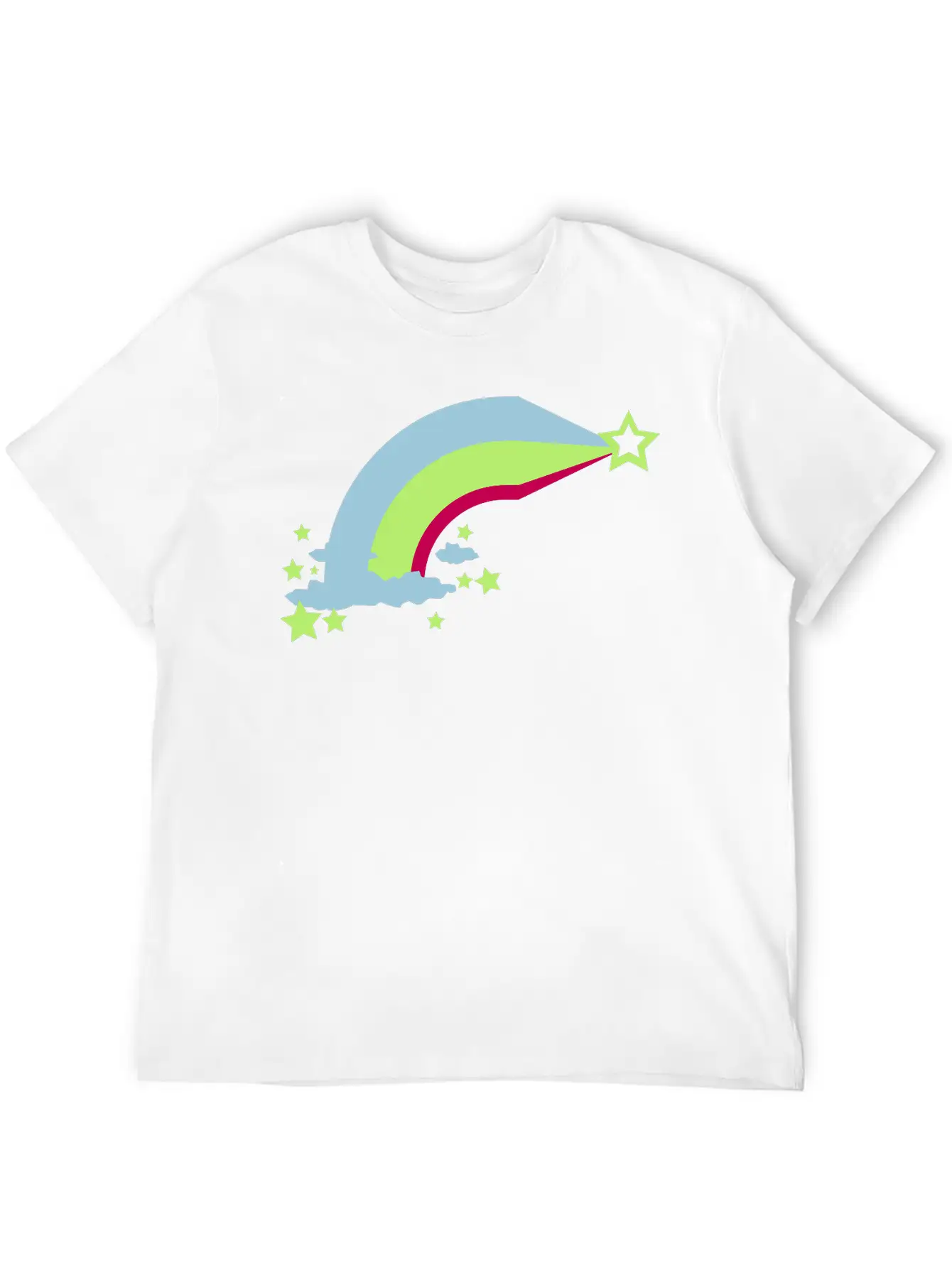 Rainbow Unisex Short Sleeve Soft Cotton T-Shirt – Casual Everyday Wear