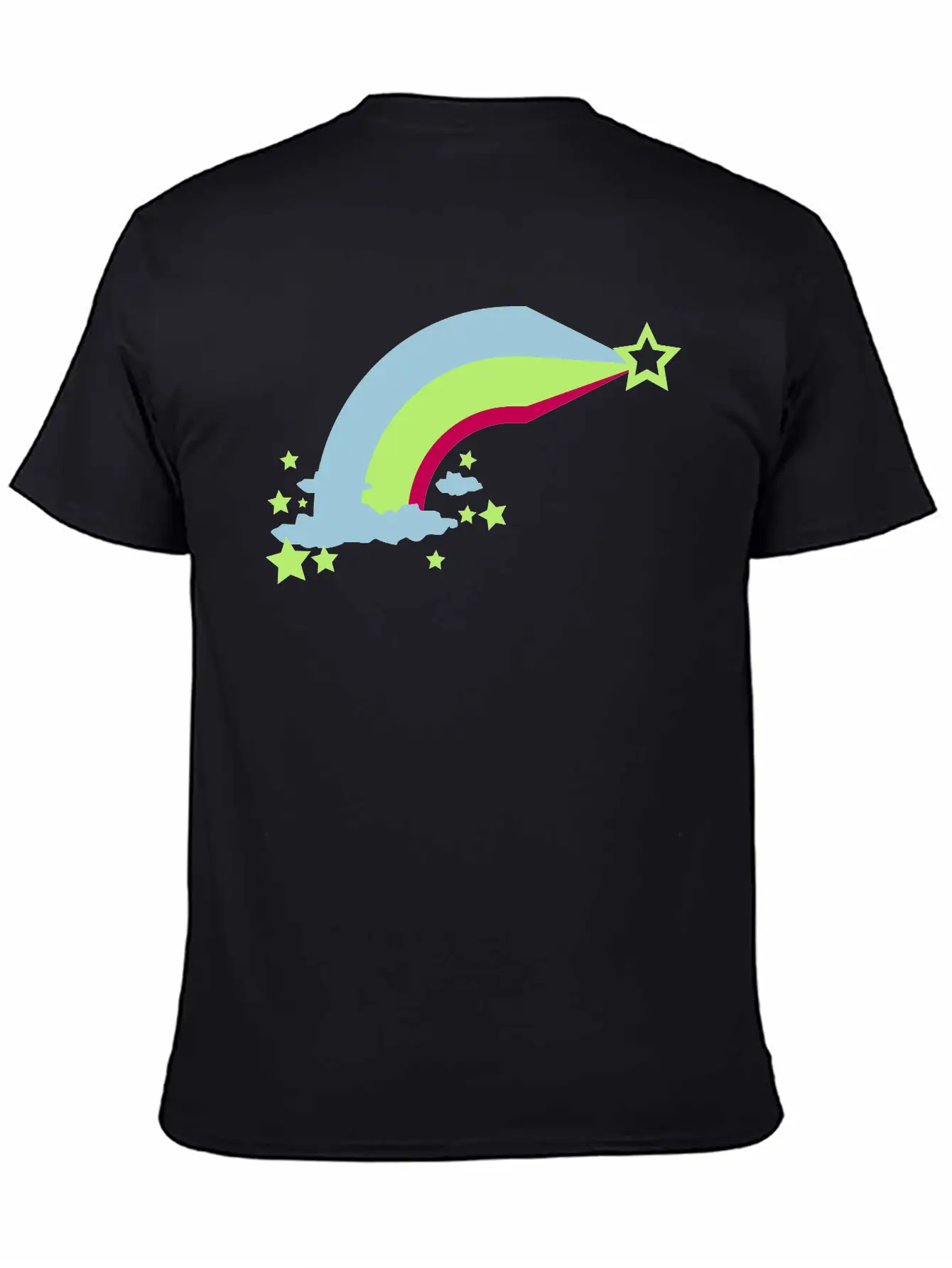 Rainbow Unisex Short Sleeve Soft Cotton T-Shirt – Casual Everyday Wear