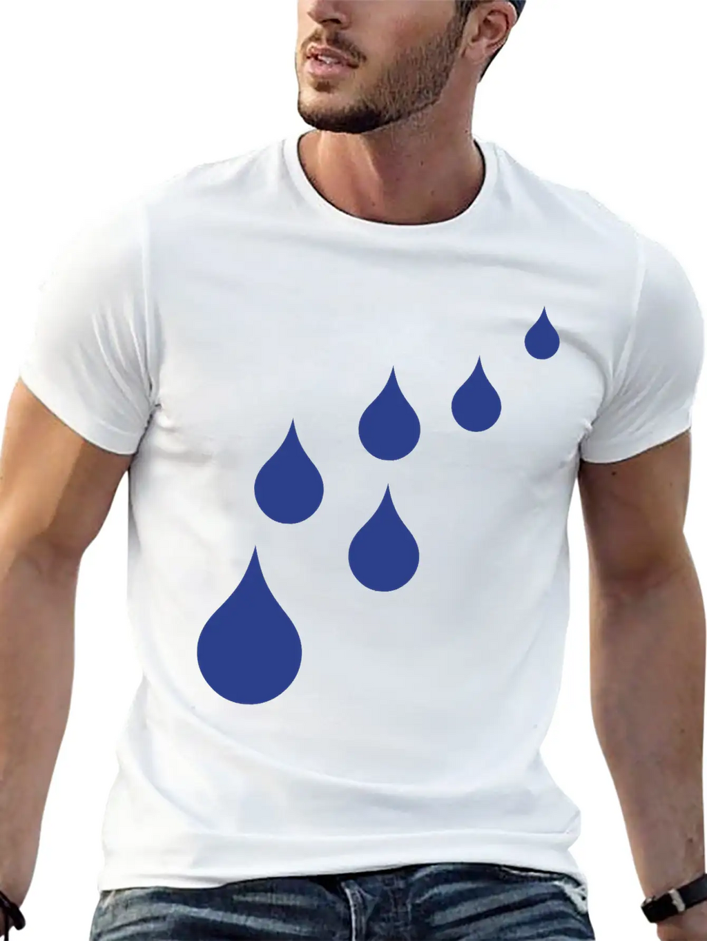 Raining Unisex Short Sleeve Soft Cotton T-Shirt – Casual Everyday Wear