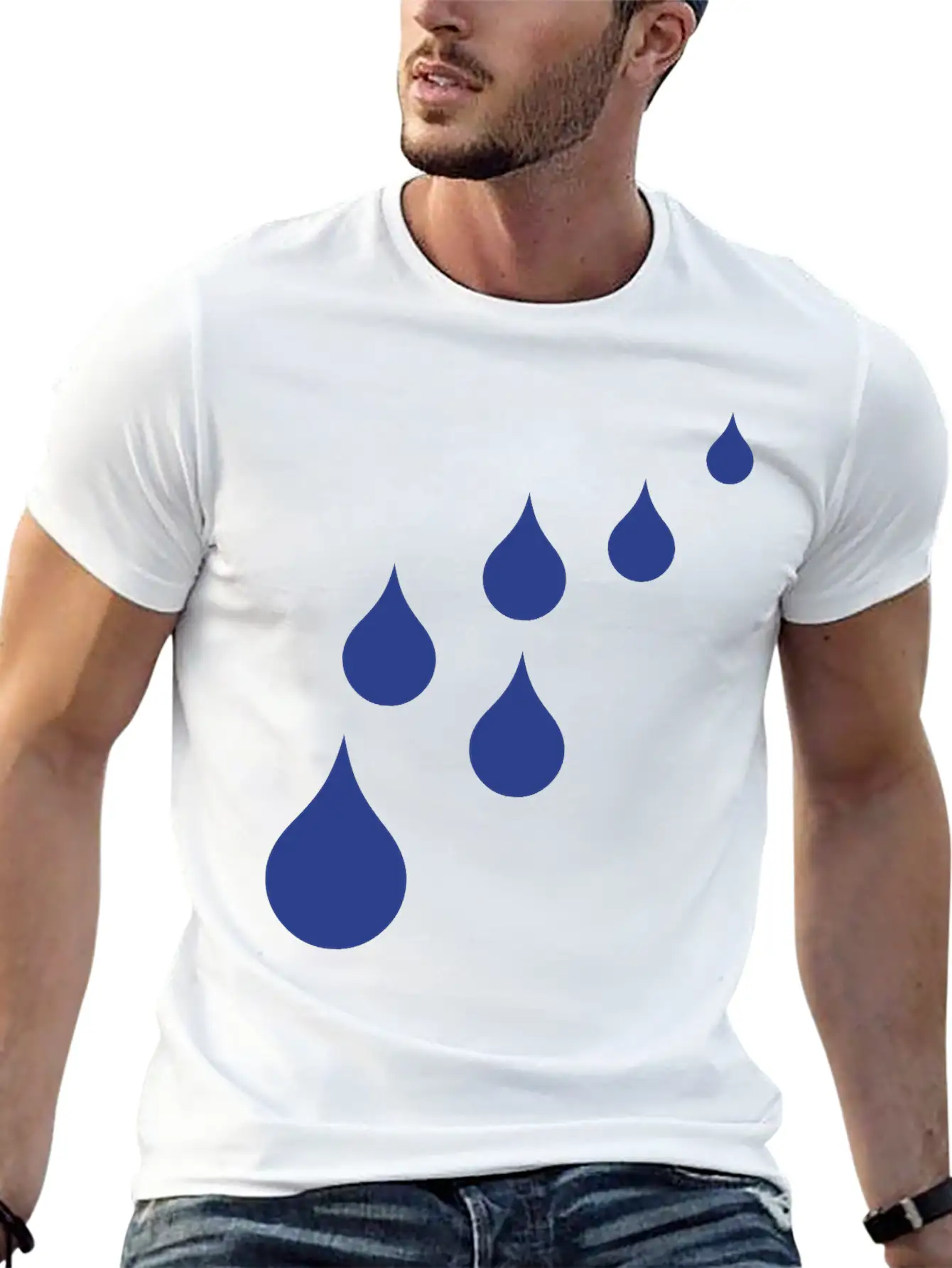 Raining Unisex Short Sleeve Soft Cotton T-Shirt – Casual Everyday Wear