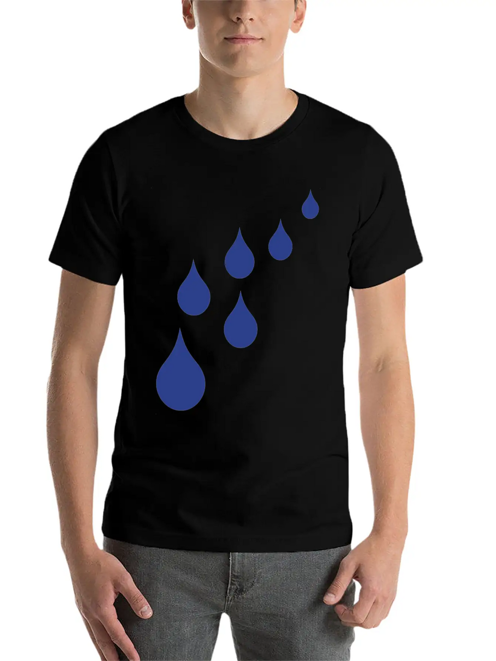 Raining Unisex Short Sleeve Soft Cotton T-Shirt – Casual Everyday Wear