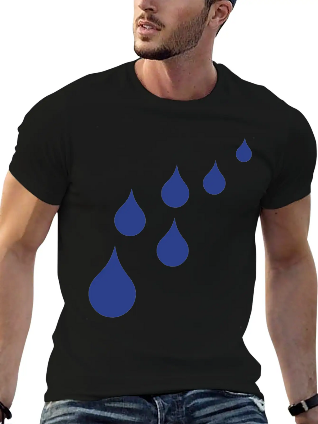 Raining Unisex Short Sleeve Soft Cotton T-Shirt – Casual Everyday Wear