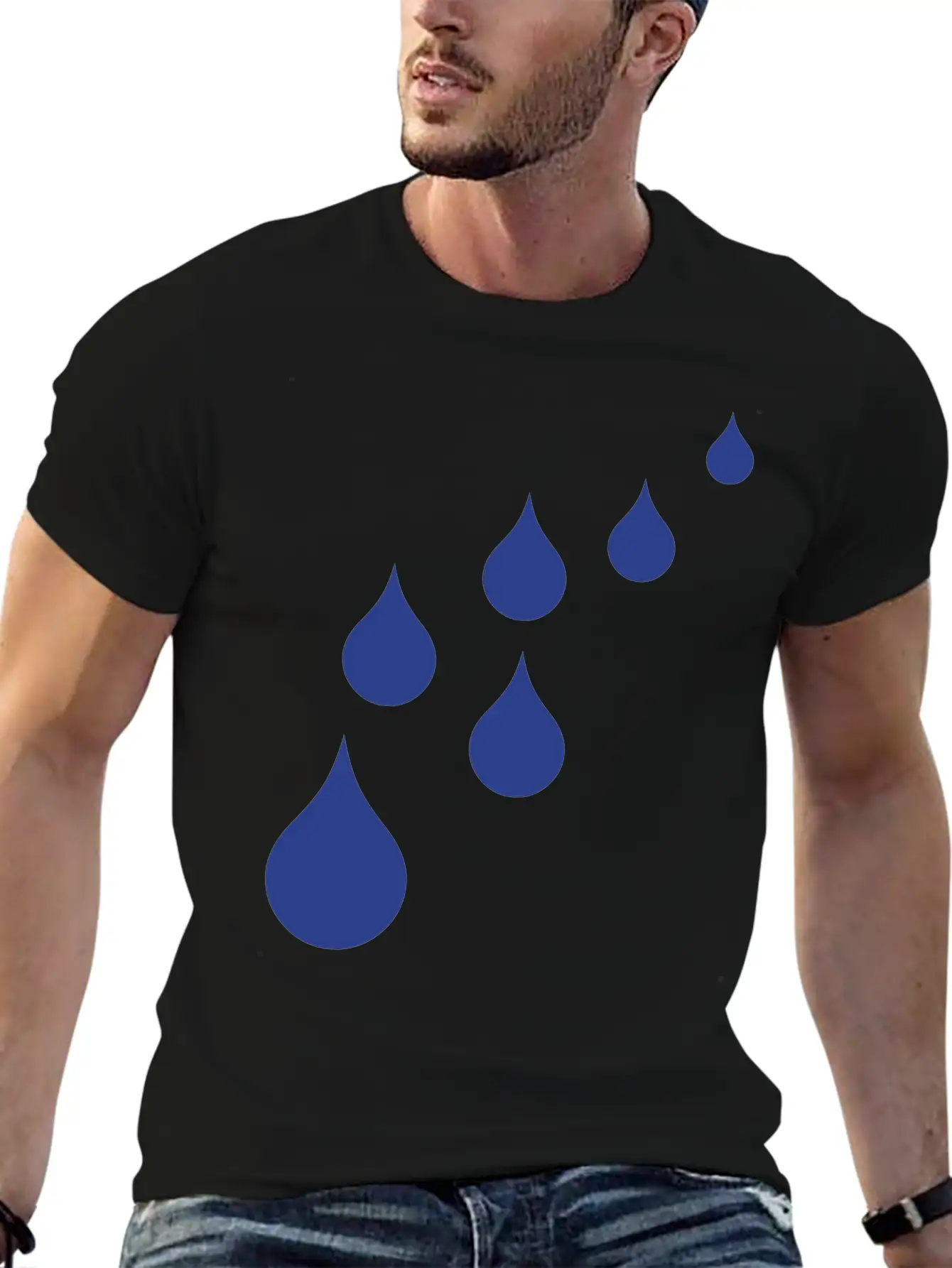 Raining Unisex Short Sleeve Soft Cotton T-Shirt – Casual Everyday Wear