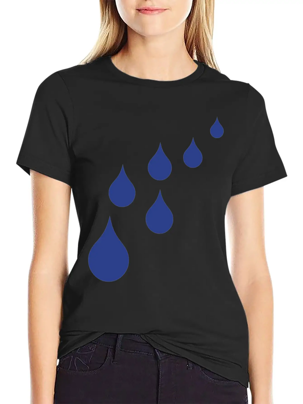 Raining Unisex Short Sleeve Soft Cotton T-Shirt – Casual Everyday Wear