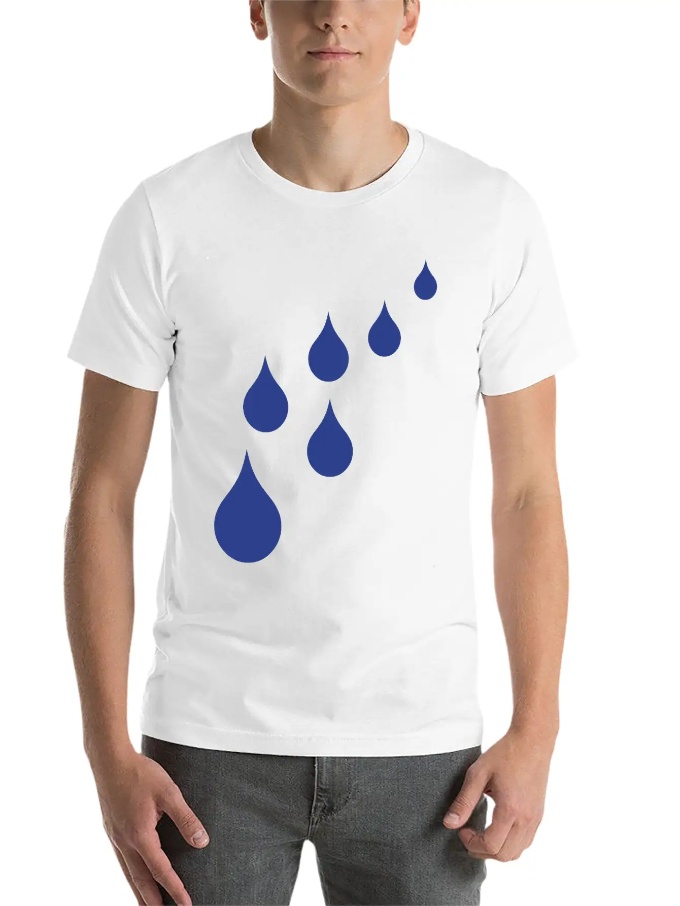 Raining Unisex Short Sleeve Soft Cotton T-Shirt – Casual Everyday Wear
