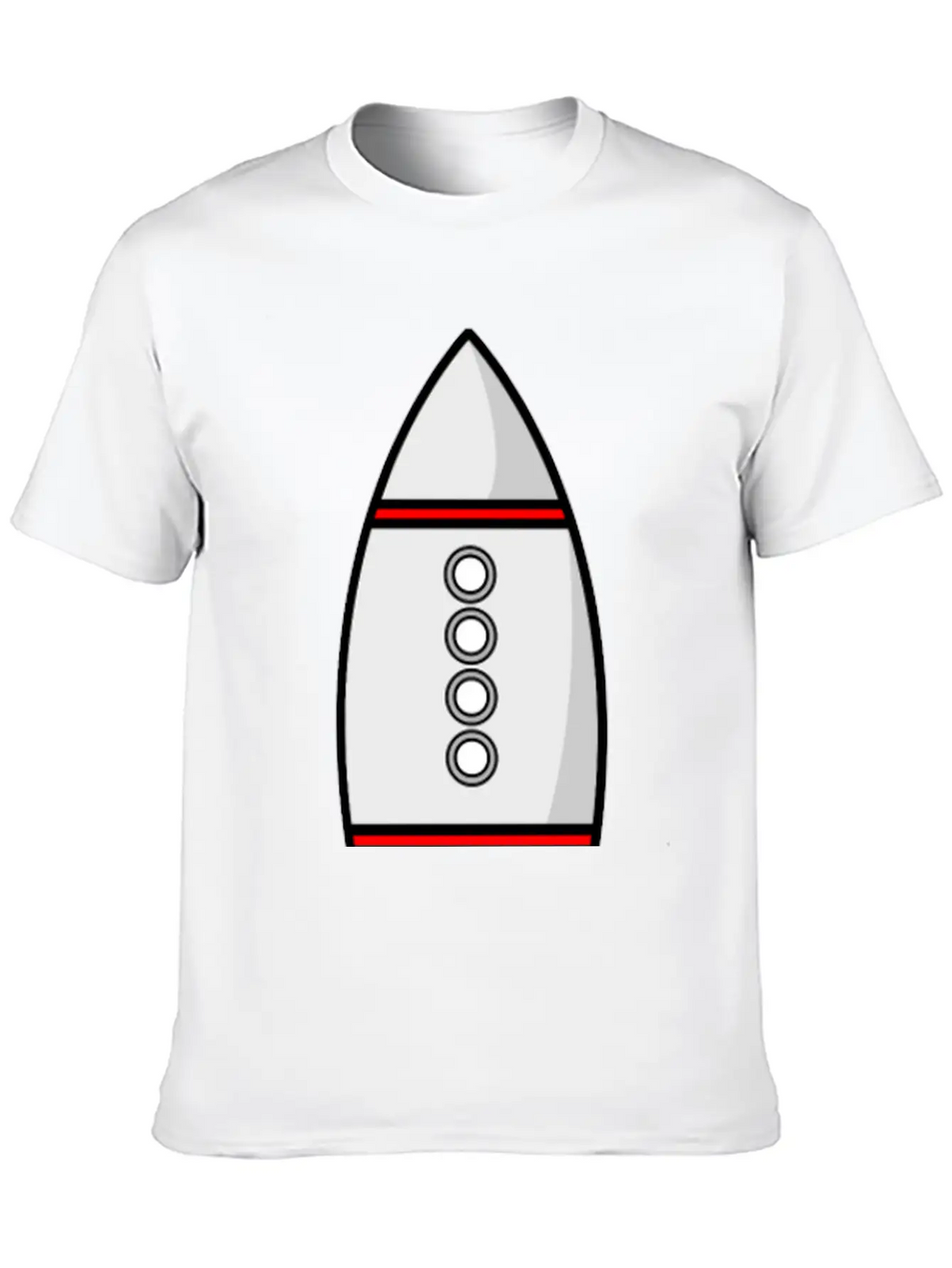 Rakete Rocket Space Shuttle Ufo Raumschiff Mond Mo Classic Fit Graphic Tee For Daily Comfort – Unisex Cotton Shirt